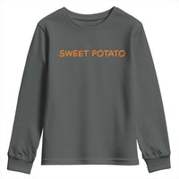 Matching Thanksgiving Couples Youth Sweatshirt Funny Sweet Potato Fall Couple - Wonder Print Shop