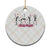 Dancing Skeletons Breast Cancer Ceramic Ornament Skeleton Pink Ribbon Halloween - Wonder Print Shop
