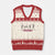Dancing Skeletons Breast Cancer V-Neck Knit Sweater Vest Skeleton Pink Ribbon Halloween - Wonder Print Shop