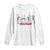 Dancing Skeletons Breast Cancer Long Sleeve Shirt Skeleton Pink Ribbon Halloween - Wonder Print Shop
