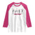 Dancing Skeletons Breast Cancer Raglan Shirt Skeleton Pink Ribbon Halloween - Wonder Print Shop