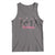 Dancing Skeletons Breast Cancer Tank Top Skeleton Pink Ribbon Halloween - Wonder Print Shop