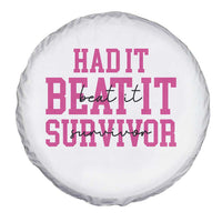 Breast Cancer Support Spare Tire Cover Had it Beat it Survivor Gift - Wonder Print Shop