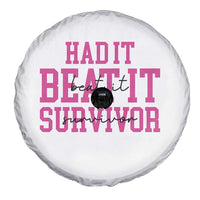 Breast Cancer Support Spare Tire Cover Had it Beat it Survivor Gift - Wonder Print Shop