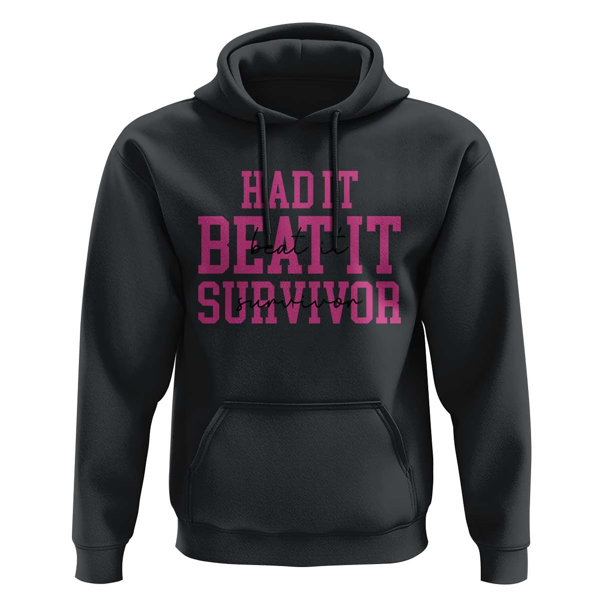 Breast Cancer Support Hoodie Had it Beat it Survivor Gift - Wonder Print Shop