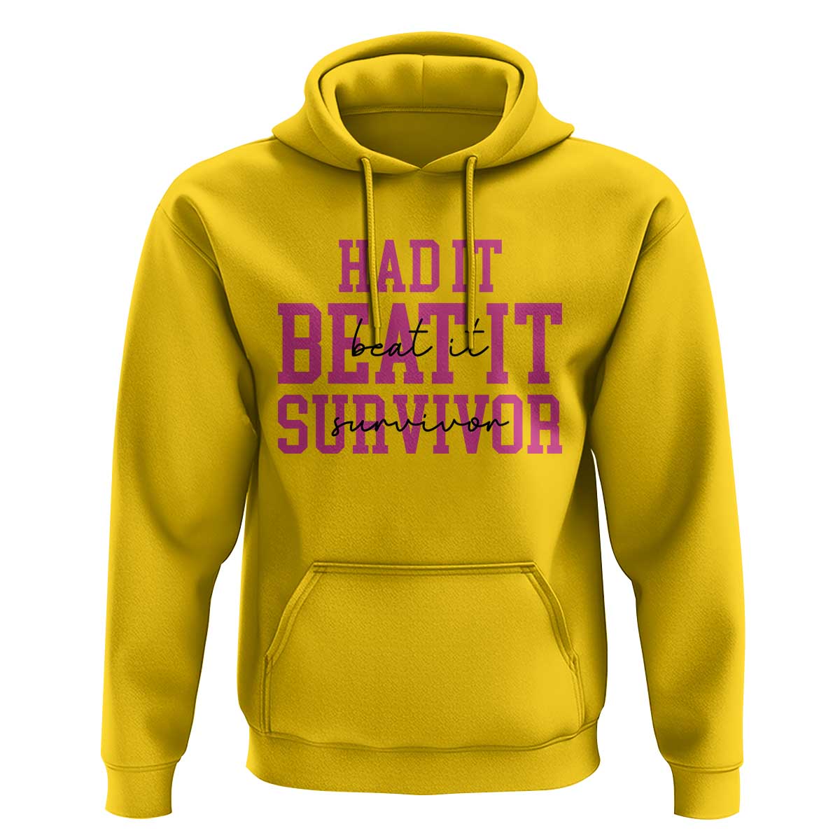 Breast Cancer Support Hoodie Had it Beat it Survivor Gift TS10