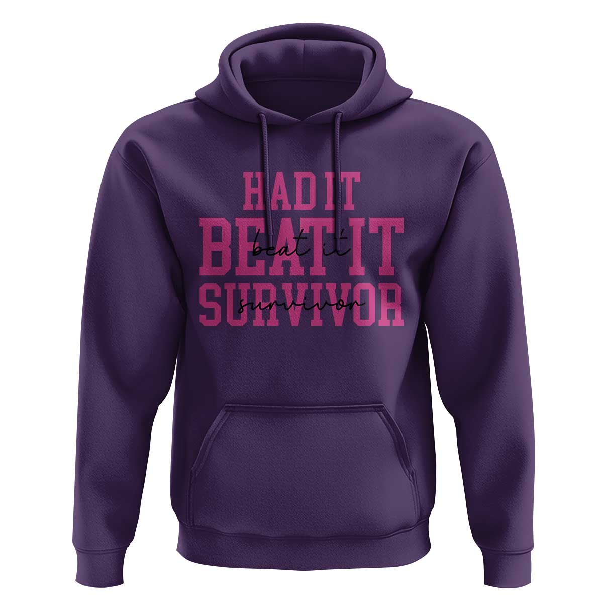 Breast Cancer Support Hoodie Had it Beat it Survivor Gift TS10