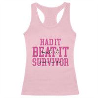 Breast Cancer Support Racerback Tank Top Had it Beat it Survivor Gift TS10