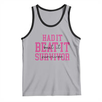 Breast Cancer Support Tank Top Had it Beat it Survivor Gift TS10