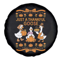 Just a Thankful Goose Spare Tire Cover Thanksgiving Silly Gooses - Wonder Print Shop
