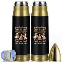 Just a Thankful Goose Bullet Tumbler Thanksgiving Silly Gooses - Wonder Print Shop