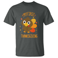 My First Thanksgiving T Shirt Funny Thanksgiving Turkey - Wonder Print Shop