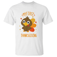 My First Thanksgiving T Shirt Funny Thanksgiving Turkey - Wonder Print Shop