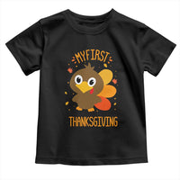 My First Thanksgiving Toddler T Shirt Funny Thanksgiving Turkey - Wonder Print Shop