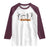 Dancing Skeleton Raglan Shirt Retro Halloween Party Pumpkin Fall Season - Wonder Print Shop
