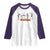 Dancing Skeleton Raglan Shirt Retro Halloween Party Pumpkin Fall Season - Wonder Print Shop