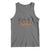 Dancing Skeleton Tank Top Retro Halloween Party Pumpkin Fall Season - Wonder Print Shop
