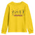 Dancing Skeleton Youth Sweatshirt Retro Halloween Party Pumpkin Fall Season - Wonder Print Shop