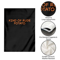 Matching Thanksgiving Couples Garden Flag Funny Kind Of Rude Potato Fall Couple - Wonder Print Shop