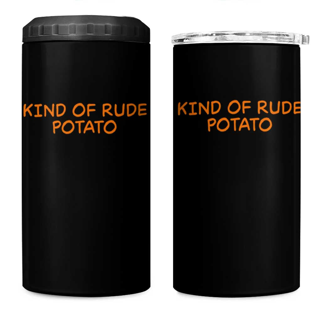 Matching Thanksgiving Couples 4 in 1 Can Cooler Tumbler Funny Kind Of Rude Potato Fall Couple - Wonder Print Shop