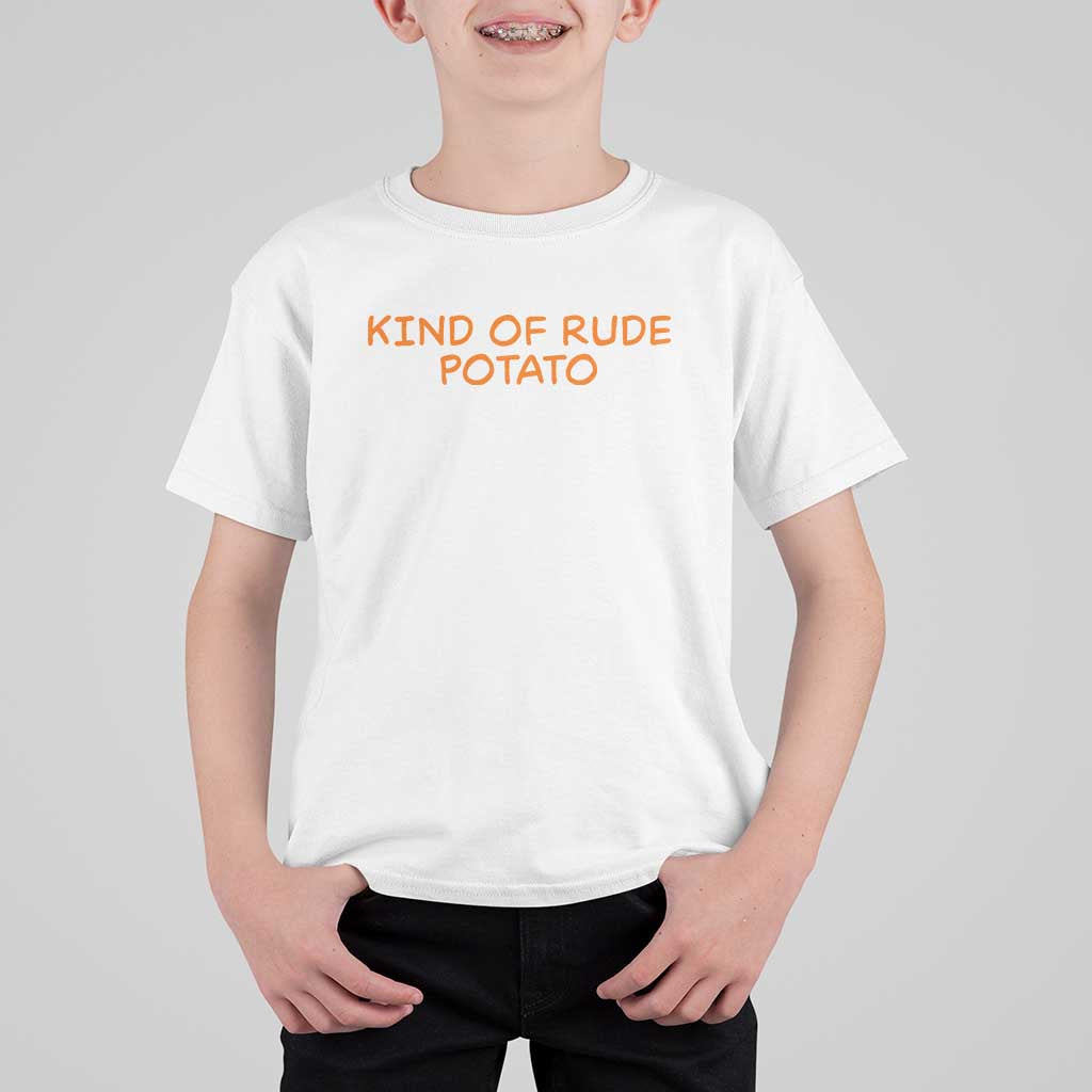 Matching Thanksgiving Couples T Shirt For Kid Funny Kind Of Rude Potato Fall Couple - Wonder Print Shop