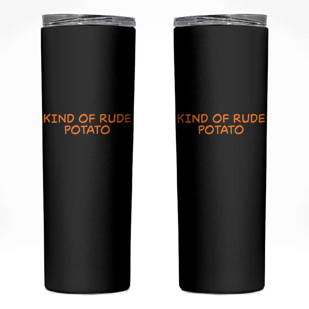 Matching Thanksgiving Couples Skinny Tumbler Funny Kind Of Rude Potato Fall Couple - Wonder Print Shop