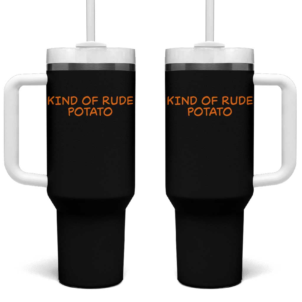 Matching Thanksgiving Couples Tumbler With Handle Funny Kind Of Rude Potato Fall Couple - Wonder Print Shop