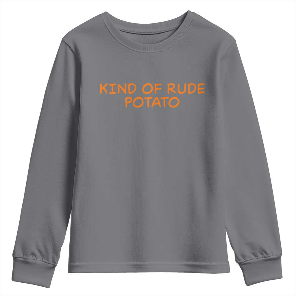 Matching Thanksgiving Couples Youth Sweatshirt Funny Kind Of Rude Potato Fall Couple - Wonder Print Shop