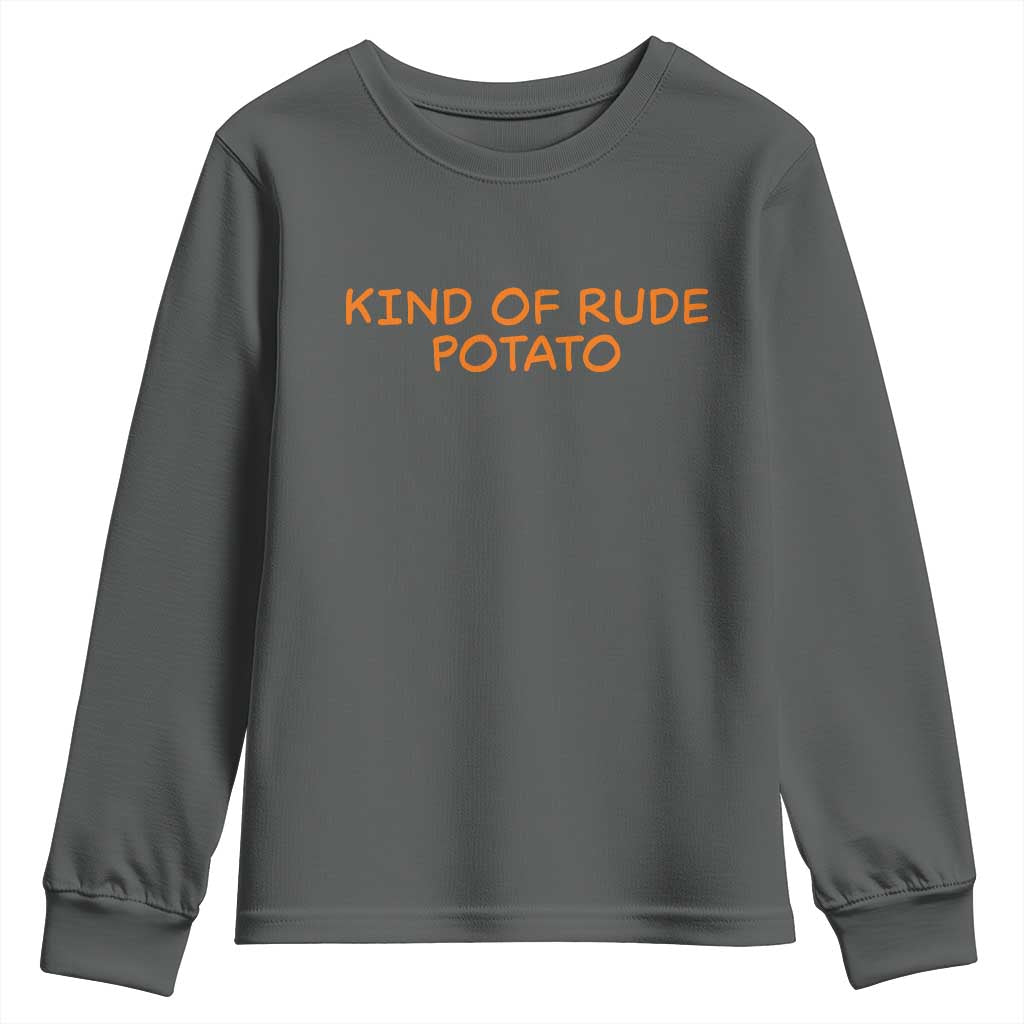 Matching Thanksgiving Couples Youth Sweatshirt Funny Kind Of Rude Potato Fall Couple - Wonder Print Shop