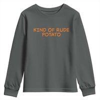 Matching Thanksgiving Couples Youth Sweatshirt Funny Kind Of Rude Potato Fall Couple - Wonder Print Shop