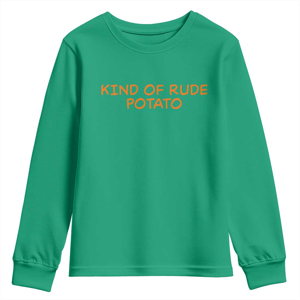 Matching Thanksgiving Couples Youth Sweatshirt Funny Kind Of Rude Potato Fall Couple - Wonder Print Shop