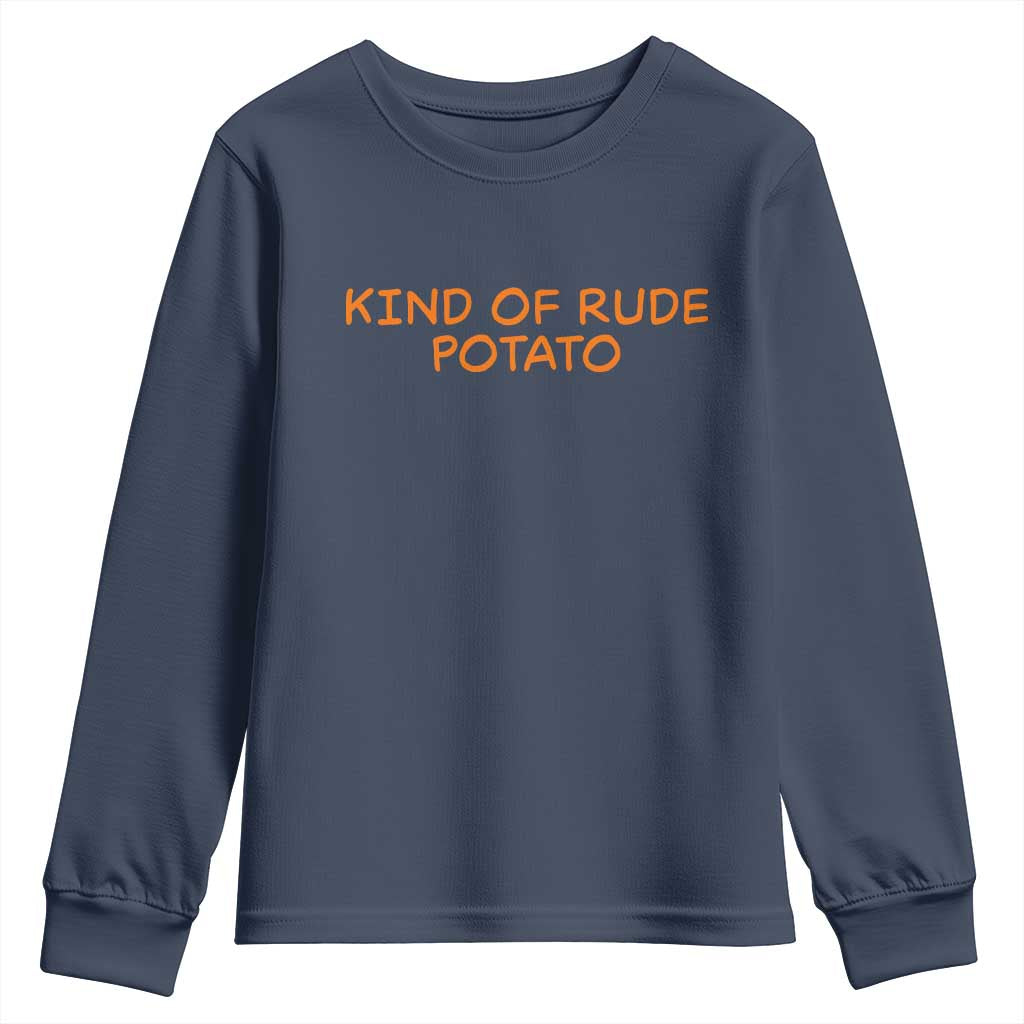 Matching Thanksgiving Couples Youth Sweatshirt Funny Kind Of Rude Potato Fall Couple - Wonder Print Shop
