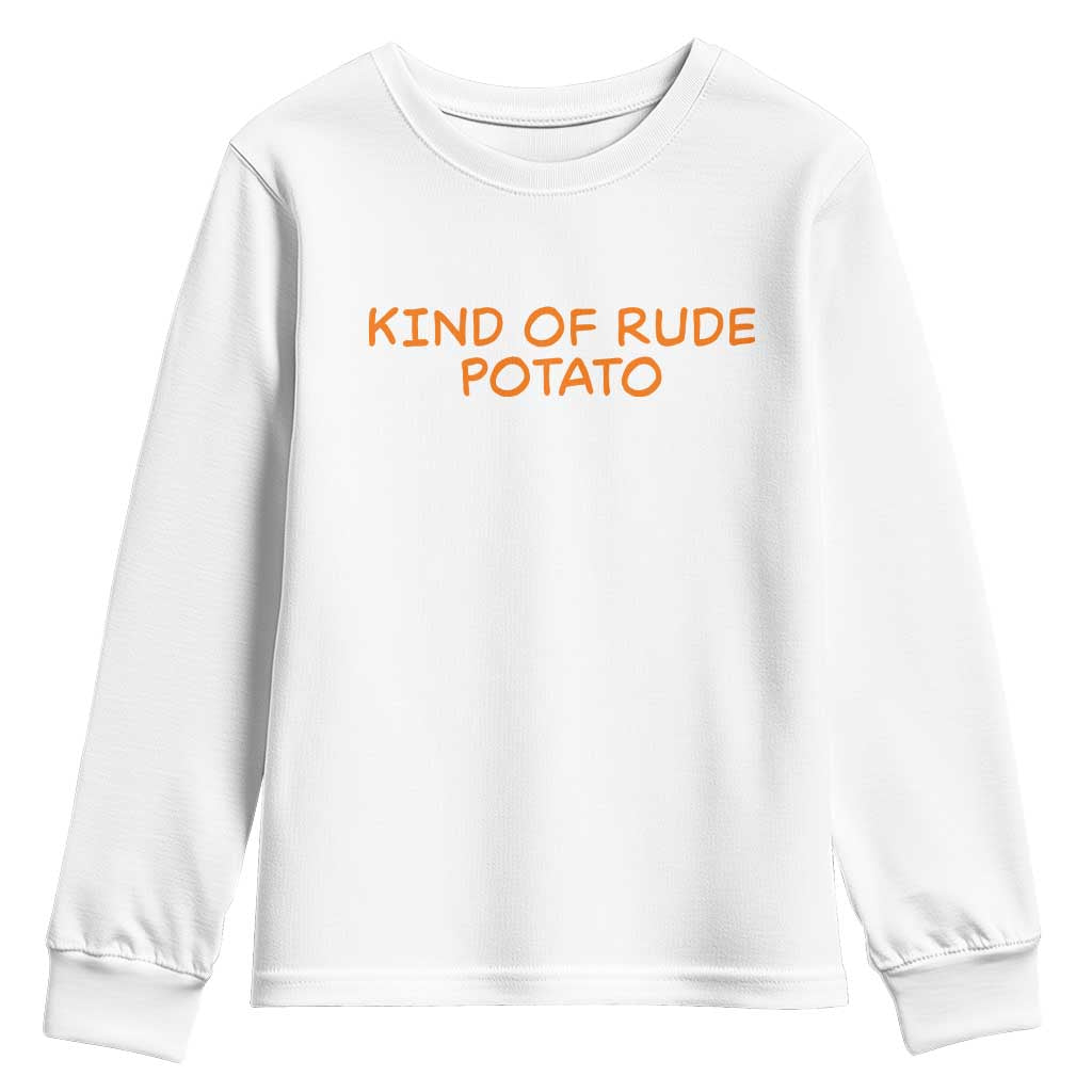 Matching Thanksgiving Couples Youth Sweatshirt Funny Kind Of Rude Potato Fall Couple - Wonder Print Shop