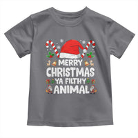 Merry Christmas Ya Filthy Animal Toddler T Shirt Funny Home Xmas Alone Movie Pajama - Wonder Print Shop