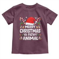 Merry Christmas Ya Filthy Animal Toddler T Shirt Funny Home Xmas Alone Movie Pajama - Wonder Print Shop