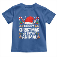 Merry Christmas Ya Filthy Animal Toddler T Shirt Funny Home Xmas Alone Movie Pajama - Wonder Print Shop