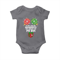 Funny Dirty Christmas Baby Onesie If You Like My Ornaments Rude Adult Humor Xmas PJs - Wonder Print Shop