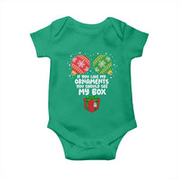 Funny Dirty Christmas Baby Onesie If You Like My Ornaments Rude Adult Humor Xmas PJs - Wonder Print Shop