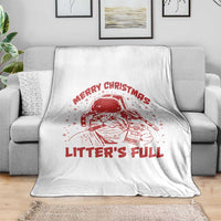 Litters Full Throw Blanket Funny Cat Christmas Vacation - Wonder Print Shop