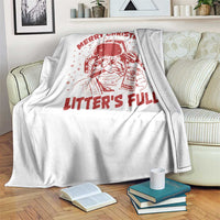 Litters Full Throw Blanket Funny Cat Christmas Vacation - Wonder Print Shop