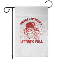 Litters Full Garden Flag Funny Cat Christmas Vacation - Wonder Print Shop