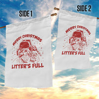Litters Full Garden Flag Funny Cat Christmas Vacation - Wonder Print Shop