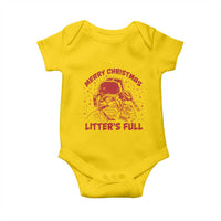 Litters Full Baby Onesie Funny Cat Christmas Vacation - Wonder Print Shop
