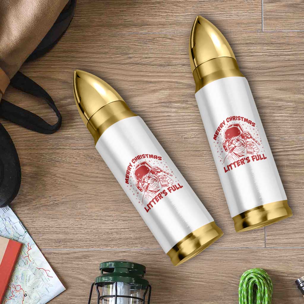 Litters Full Bullet Tumbler Funny Cat Christmas Vacation - Wonder Print Shop