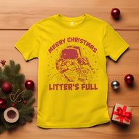 Litters Full T Shirt Funny Cat Christmas Vacation - Wonder Print Shop