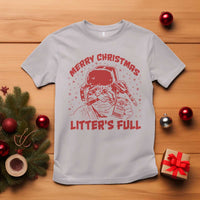 Litters Full T Shirt Funny Cat Christmas Vacation - Wonder Print Shop