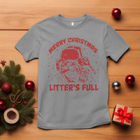 Litters Full T Shirt Funny Cat Christmas Vacation - Wonder Print Shop
