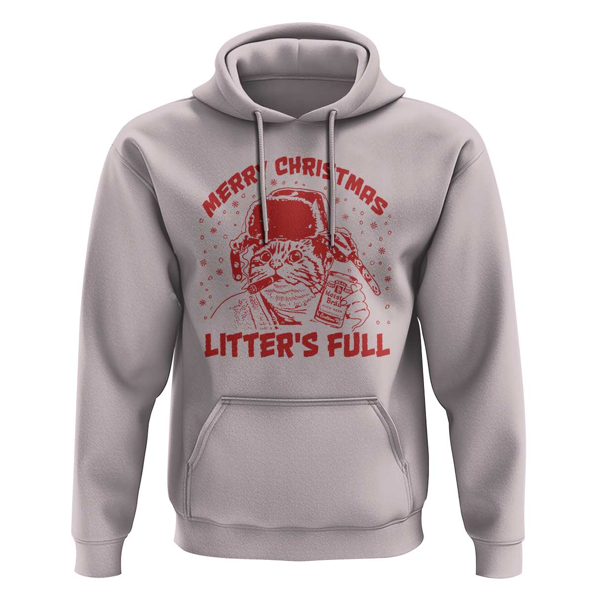 Litters Full Hoodie Funny Cat Christmas Vacation - Wonder Print Shop