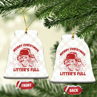 Litters Full Ceramic Ornament Funny Cat Christmas Vacation - Wonder Print Shop