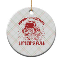 Litters Full Ceramic Ornament Funny Cat Christmas Vacation - Wonder Print Shop